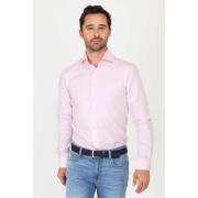 Overhemd Lange Mouw Suitable Dobby Overhemd Roze