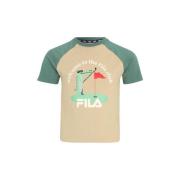 T-shirt Korte Mouw Fila fak0177_t-shirt_kids_beige