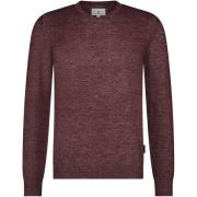 Sweater State Of Art Trui V-Hals Melange Bordeaux