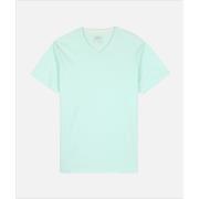 T-shirt Korte Mouw Oxbow Effen V-hals T-shirt geborduurd 4flo TIVE