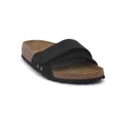 Slippers BIRKENSTOCK OITA BLACK LEA CALZ S