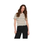 Trui Only Anna Sofia Life Knit - Birch/Black