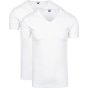 T-shirt Alan Red Oklahoma T-shirt Stretch Wit (2pack)