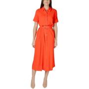 Lange Jurk Vero Moda Vmeasy Joy Gold 7/8 Shirt Wvn Ga 10328107