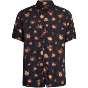 Overhemd Korte Mouw Superdry Shirt met korte mouwen en print