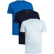 Pyjama's / nachthemden Lacoste 3-pack Lounge Slim Crew T-shirts