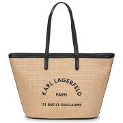 Boodschappentas Karl Lagerfeld K/RSG RAFFIA TOTE