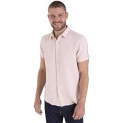 Overhemd Lange Mouw Camberabero Chemise voile de coton gaufré uni
