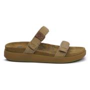 Slippers Satorisan SUNKACHINA KAE LINEN KHAKI
