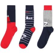 Sokken Peanuts Chaussettes Snoopy Classic (x3)