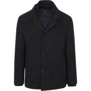 Trainingsjack Suitable Robert Coat Wol Navy