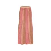 Rok Vila Melvina Gitter Skirt - Aurora Red