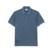 T-shirt Lacoste Classic Fit L1212 Wash Effect Polo - Blue