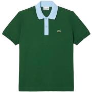 T-shirt Lacoste Classic Fit Contrast Collar Polo Shirt Green/Blue
