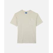 T-shirt Korte Mouw Oxbow Zak-T-shirt van natuurlijk gepigmenteerd linn...