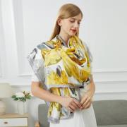 Sjaal V 1969 Zijden stola Girasole