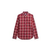 Overhemd Lange Mouw Superdry Chemise à carreaux manches longues en cot...