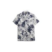 Overhemd Lange Mouw Superdry Chemise imprimée à col ouvert en lin