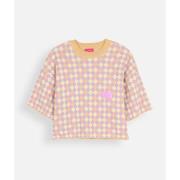 Trui Oxbow Jacquard trui met korte mouwen TANY