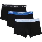 Boxers Lacoste 3 Pack Cotton Stretch Logo Trunks Black/Light Blue/Blue