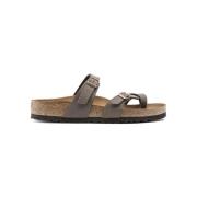 Sandalen BIRKENSTOCK Mayari Nobuck Birko-Flor Regular - Mocca