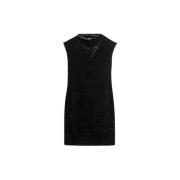 Jurk Superdry Robe moulante en velours femme
