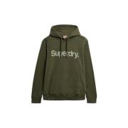 Sweater Superdry Sweatshirt à capuche ample femme Core Logo City