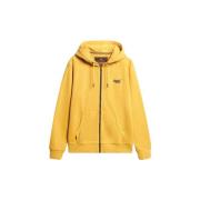 Sweater Superdry Sweatshirt à capuche délavé zippé à logo Essential