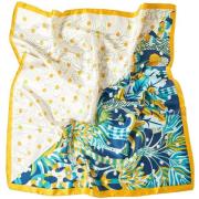 Sjaal Alberto Cabale Kleine zijden sjaal Bigflower Cléo