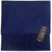 Sjaal Alberto Cabale Marineblauwe kasjmier sjaal Dolce Caldo