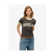 T-shirt Korte Mouw Superdry T-shirt ajusté femme Athletic Essential Ri...