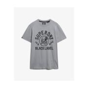 T-shirt Korte Mouw Superdry T-shirt Black Label