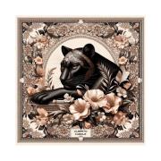 Sjaal Alberto Cabale Grote zijden sjaal Black Panther Zoé