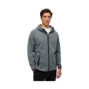 Sweater Superdry Sweatshirt à capuche ample zippé Tech Logo