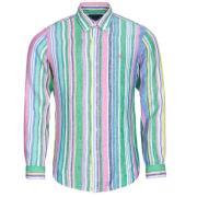 Overhemd Lange Mouw Polo Ralph Lauren CHEMISE COUPE DROITE EN LIN