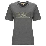 T-shirt Korte Mouw MICHAEL Michael Kors CROP GWSH EMPIRE STUD TEE