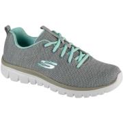 Lage Sneakers Skechers Twisted Fortune 12614-GYMN Gray/Mint