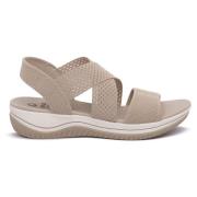 Sandalen Jana BEIGE GOLD SANDAL