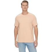 T-shirt Korte Mouw Guess T-shirt col rond avec patch