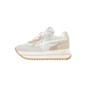 Sneakers W6yz DEVA 2017405-16 1N30-WHITE/BEIGE/PLATINUM