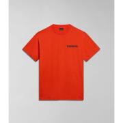 T-shirt Napapijri S-GOUIN NP0A4HTQ-A63 ORANGE SPICY