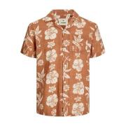 Overhemd Lange Mouw Jack &amp; Jones 12254951 BLUFORES-SUNBURN