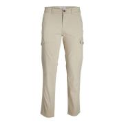 Broek Jack &amp; Jones 12224001 SPSTOLLIE JJBROWIE CARGO-BEIGE
