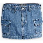 Rok Levis A7520 0000 94 CARGO SKIRT-DENIM MEDIUM BLUE