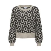 Trui Only 15268015 GEO LIGE-OATMEAL