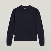 Trui G-Star Raw D25509-D847 CORE KNITTED-387 OSAKA BLUE