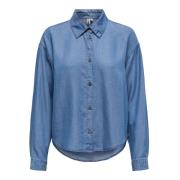 Overhemd Only 15337928 CHARIS-MEDIUM BLUE