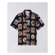 Overhemd Lange Mouw Edwin I034970.08.67 HARA HACHI-MULTICOLOR