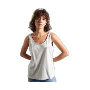 Top Superdry Débardeur classique en coton bio femme