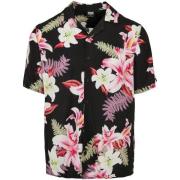 Overhemd Lange Mouw Urban Classics Chemise Viscose AOP Resort